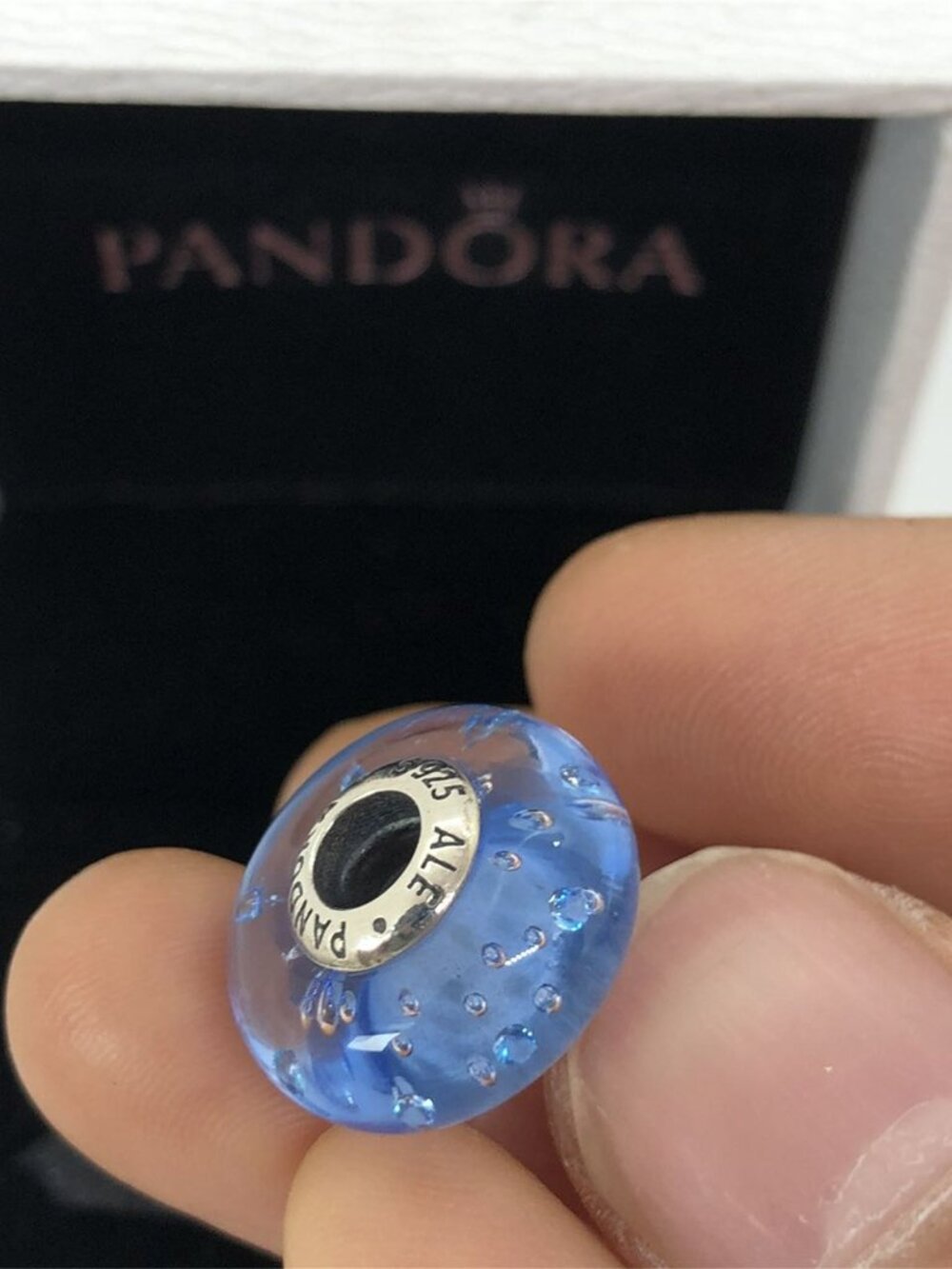 👍👍Pandora Blue Murano Glass Bead Charm - Picture 2 of 7